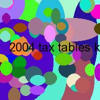 2004 tax tables kanada