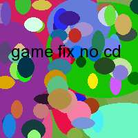 game fix no cd